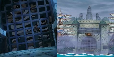 Barbanegra liberando prisioneros del Nivel 6 de Impel Down