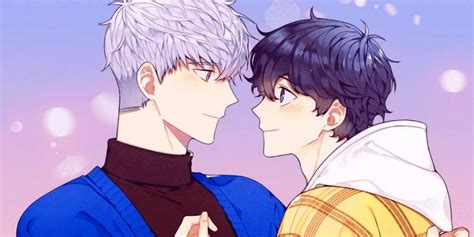 Pareja joven en un manhwa con un aura de misterio