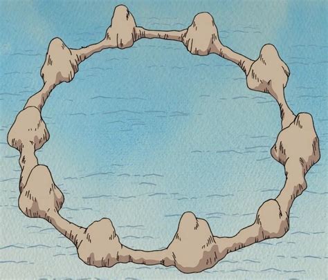 Mapa de la isla Long Ring Long Land