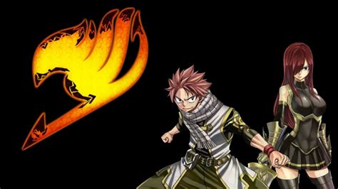 Erza Scarlet siendo salvada por Natsu Dragneel