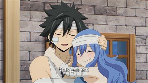 Juvia y Gajeel uniéndose a Fairy Tail