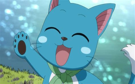 Happy de Fairy Tail en pose