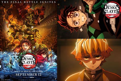 Logotipo de Kimetsu no Yaiba con un fondo de castillo