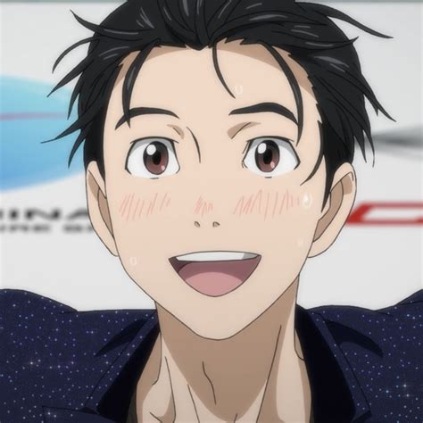Portada del primer volumen Blu-ray de Yuri!!! on Ice, con Yuri Katsuki (izquierda) y Victor Nikiforov (derecha)