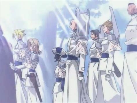 Ilustración de los miembros de los X-Laws en Shaman King