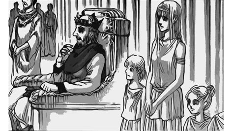 Representación de la familia Fritz y el Rey Karl Fritz.