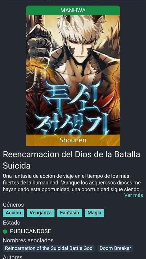 Infografía sobre los géneros de manhwa: venganza, poder, comedia