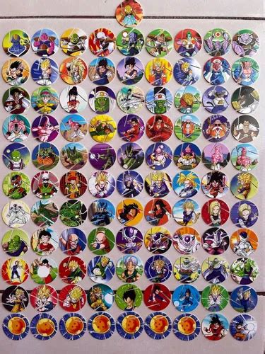 Infografía de las diferentes categorías de Tazos de Dragon Ball