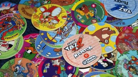 Ilustración de un juego de tazos