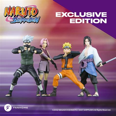 Personajes de Naruto Shippuden en figuras