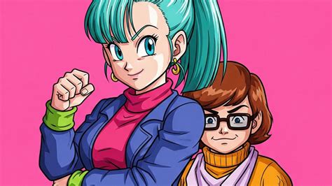 Ilustración de Bulma y Velma fusionadas