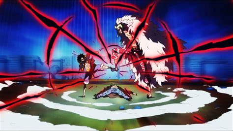 Ilustración de un choque de Haki en One Piece