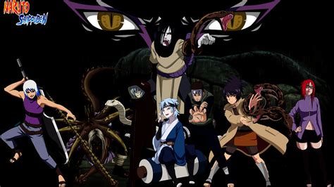 Diagrama de la evolución de Orochimaru y sus experimentos