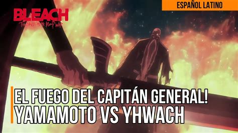 Yhwach destruyendo el cuerpo de Yamamoto