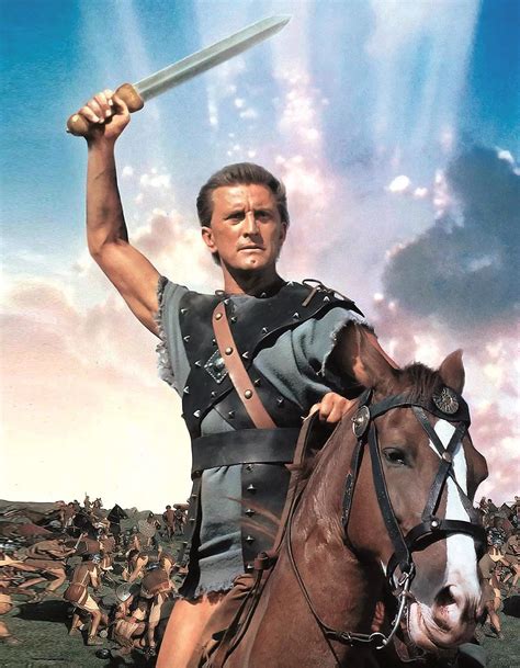 Kirk Douglas como Espartaco