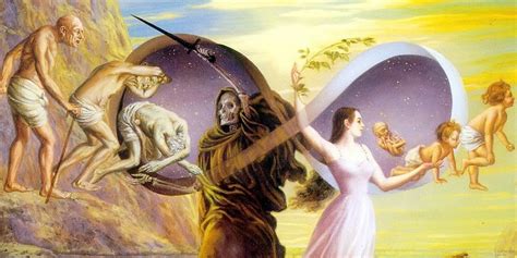 Esquema de la transferencia de alma en la Reencarnación del Cadáver Vivo