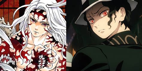 Muzan Kibutsuji atacando a Tanjiro