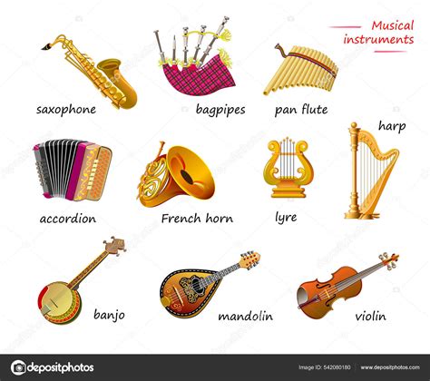 Instrumentos musicales y símbolos místicos