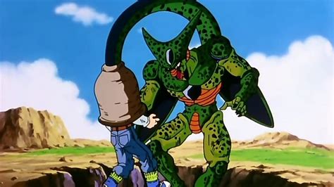 Cell absorbiendo al Androide 17