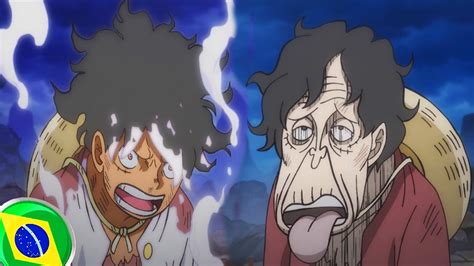 Luffy agotado después de usar Gear 5