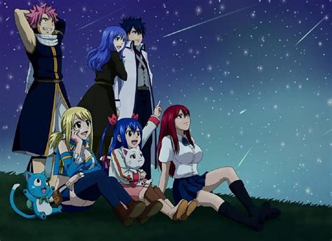 Erza y sus amigos de Fairy Tail