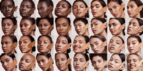 Diversos tonos de piel en la línea de maquillaje Fenty Beauty