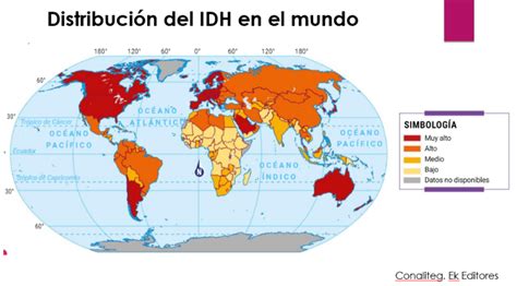 Mapa mostrando países con alto consumo de productos blanqueadores de piel