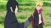 Sasuke entrenando a Boruto