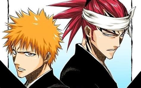 Renji Abarai y Yasutora Sado luchando juntos