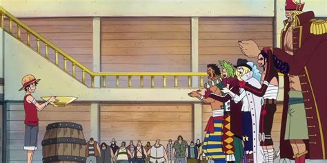 Bartolomeo mostrando su lealtad a Luffy