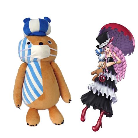 Perona con su oso de peluche Kumashi