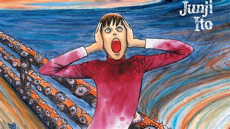 Detalle de ilustración perturbadora de Junji Ito