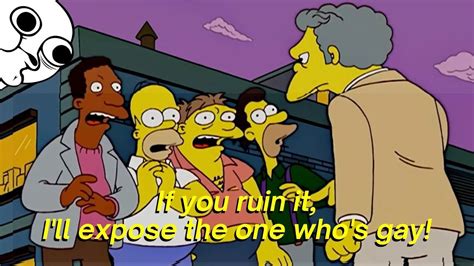Homer Simpson temeroso de que Bart sea gay