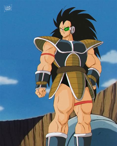 Raditz llegando a la Tierra
