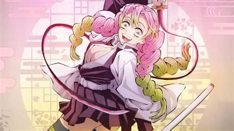 Mitsuri Kanroji usando su látigo Nichirin