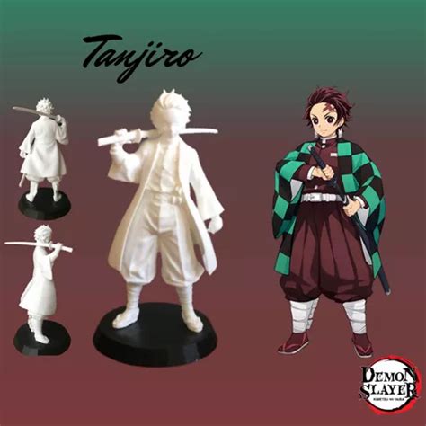 Figuras 3D de Tanjiro y Nezuko