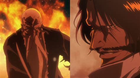 Yhwach enfrentándose a Yamamoto