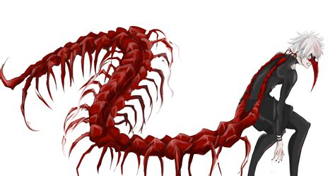 Ken Kaneki en su forma Semi-Kakuja (ciempiés)