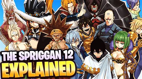 Representación de varios Spriggan 12