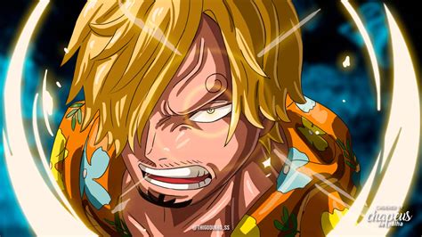 Representación artística de Sanji con Haki del Conquistador