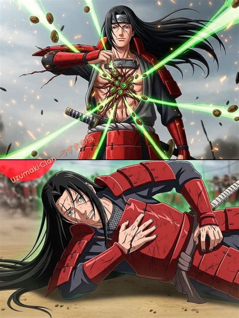 Representación de Hashirama Senju utilizando el Elemento Madera