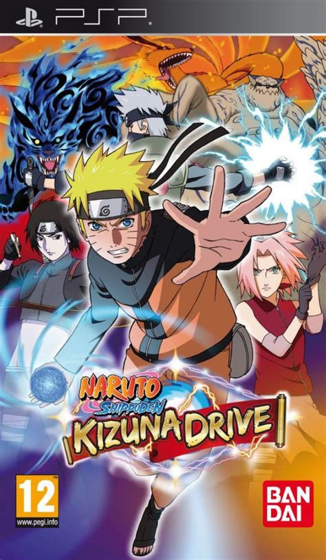 Carátula del juego Naruto Shippuden: Kizuna Drive para PSP