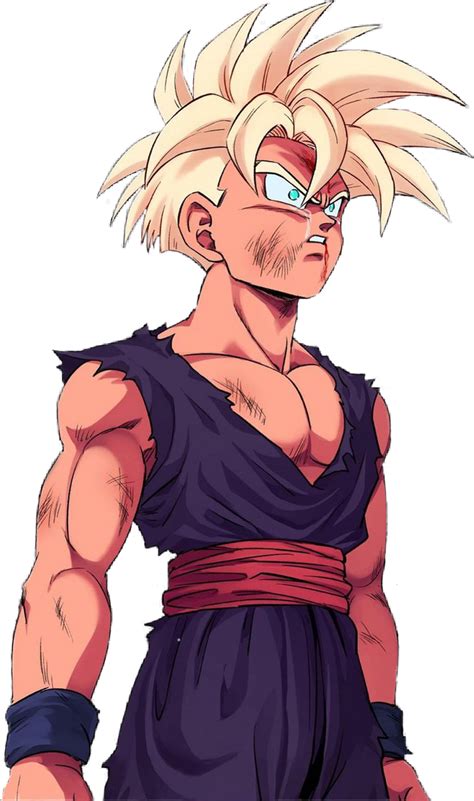 Ilustración de Gohan joven