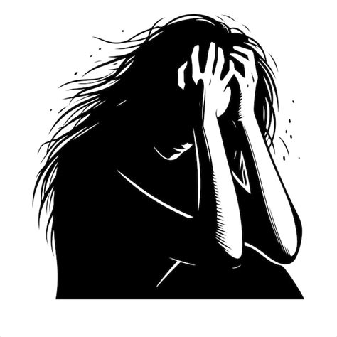 Dibujo de un personaje sonrojado con las manos cubriendo su cara, rodeado de burbujas de pensamiento con signos de interrogación.