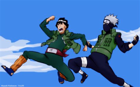 Might Guy y Kakashi Hatake