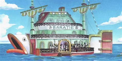 Ilustración del restaurante marítimo Baratie.