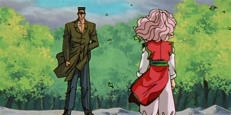 Representación de la batalla final entre Genkai y Toguro.