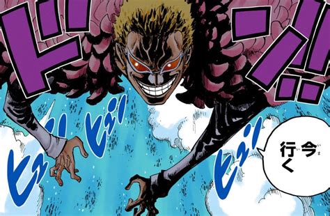 Doflamingo volando hacia la costa