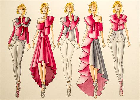 Ilustración de moda de estilo josei