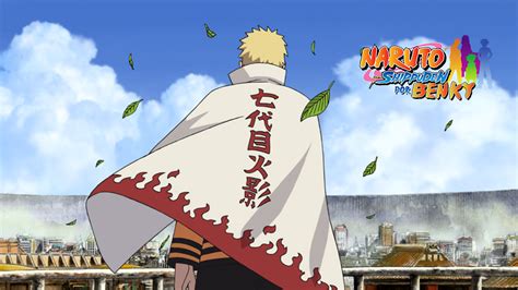 Naruto Uzumaki en su traje de Hokage
